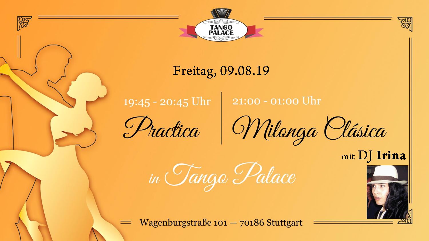 Practica und Milonga clasica in Tango Palace