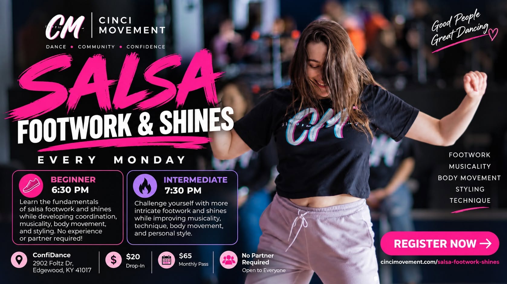 Ladies Salsa Styling Beginner & Intermediate CinciMovement
