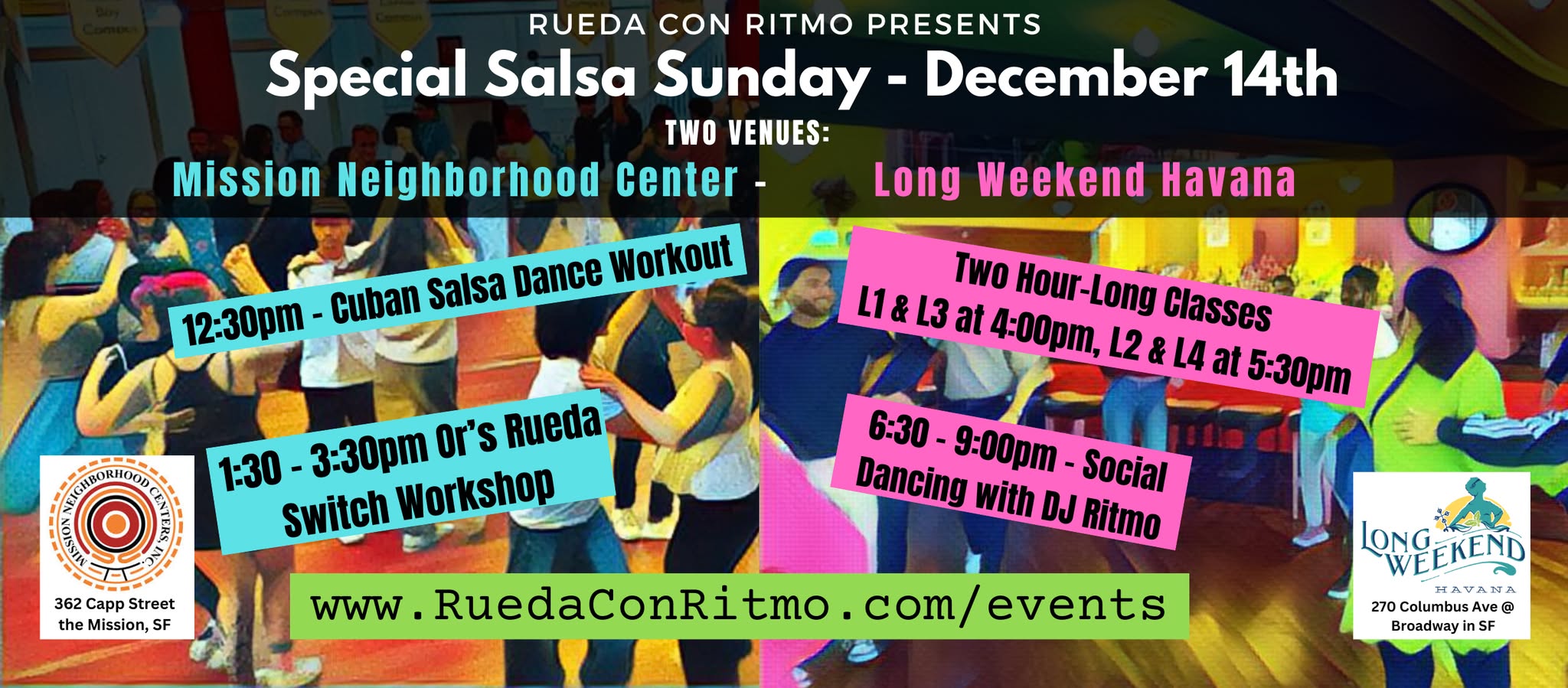 Rueda Switch Workshop with Or (Salsa Sunday)