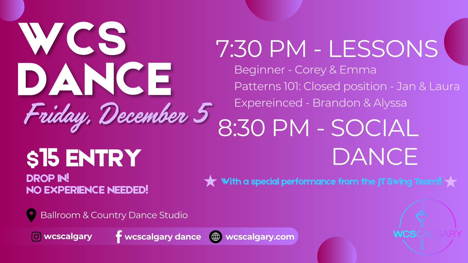 West Coast Swing Dance!