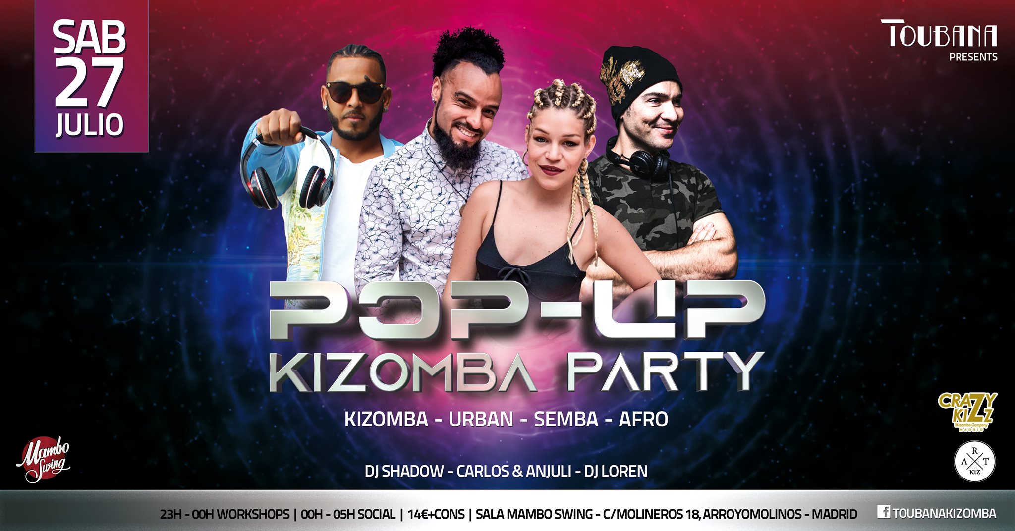 Toubana Pop-Up Kizomba Party