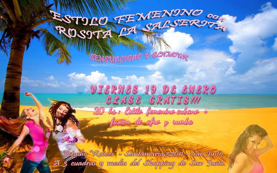 Estilo Femenino Gratis * Salsa Cubana + Fusion Afro y Rumba