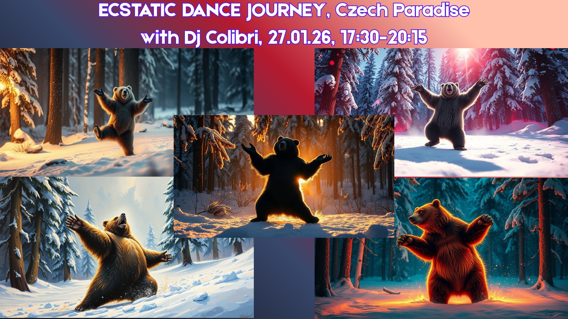 ECSTATIC DANCE JOURNEY, Czech Paradise s Dj Colibri