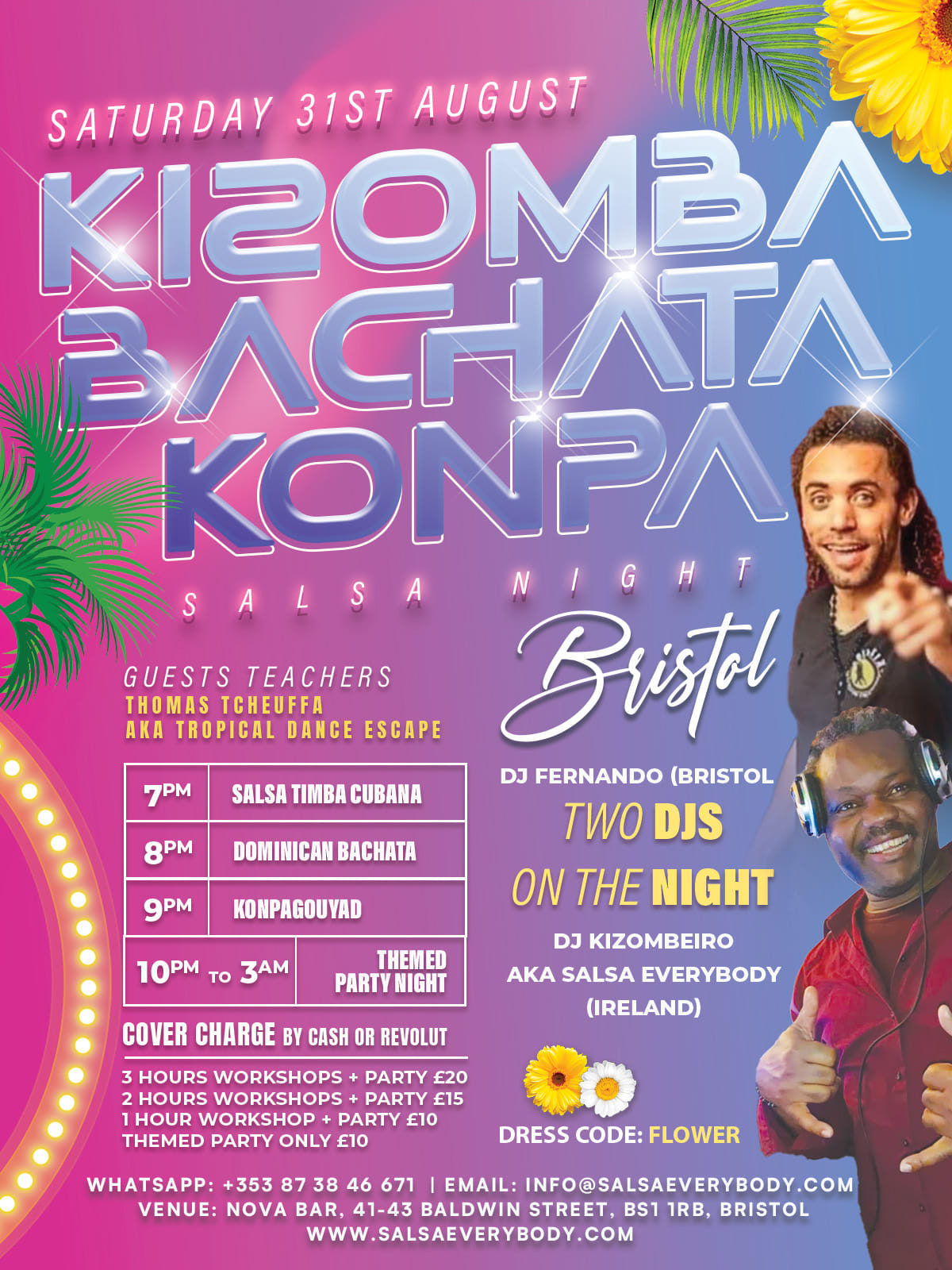 BACHATA KIZOMBA SALSA KONPA NIGHT - BRISTOL