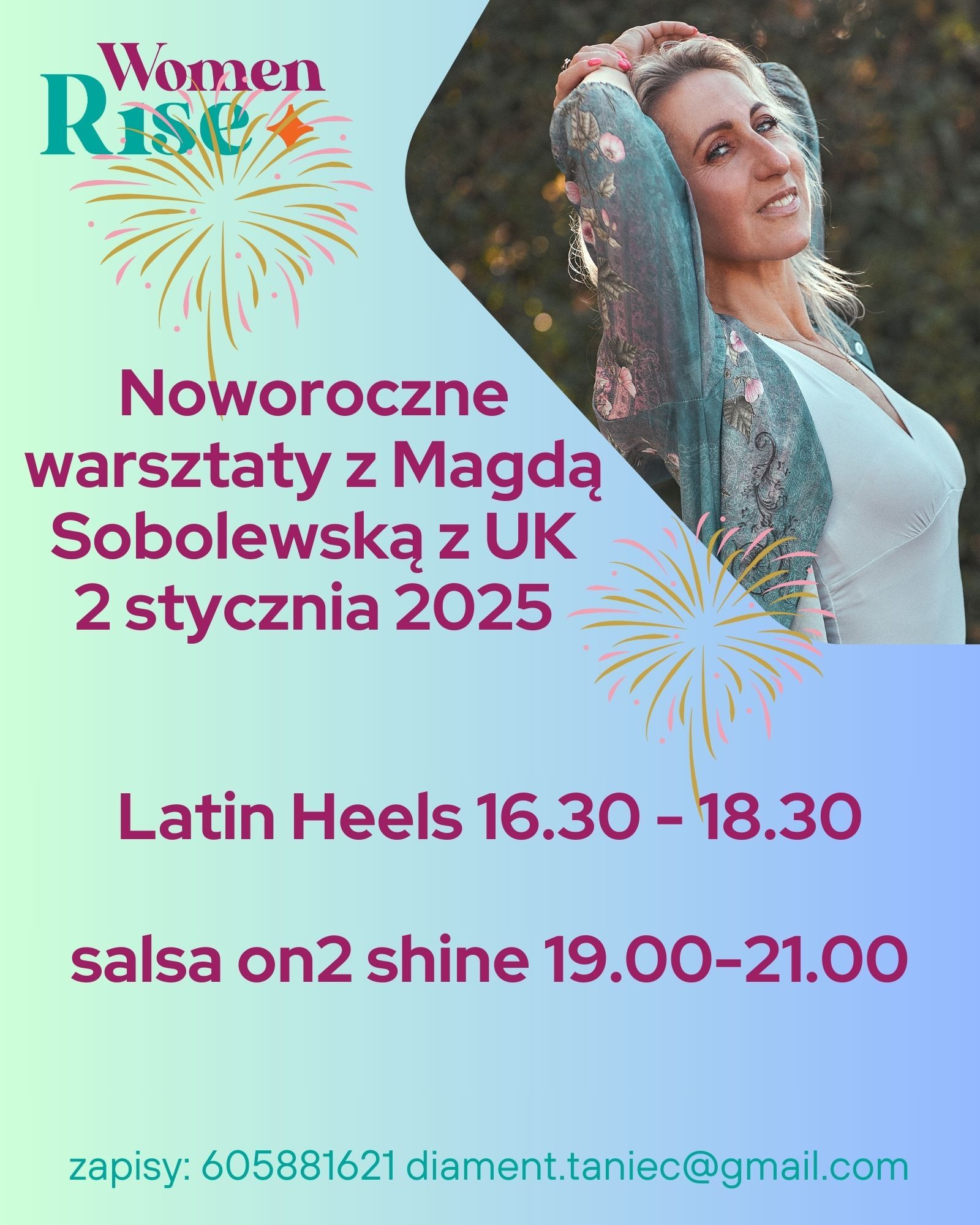 WARSZTATY LATIN HEELS & SALSA ON2 SHINE Z MAGDA SOBOLEWSKA UK