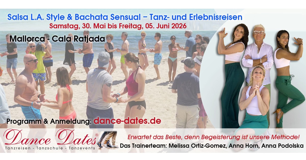 Salsa & Bachata Tanz- & Erlebnisreise Mallorca - 2026