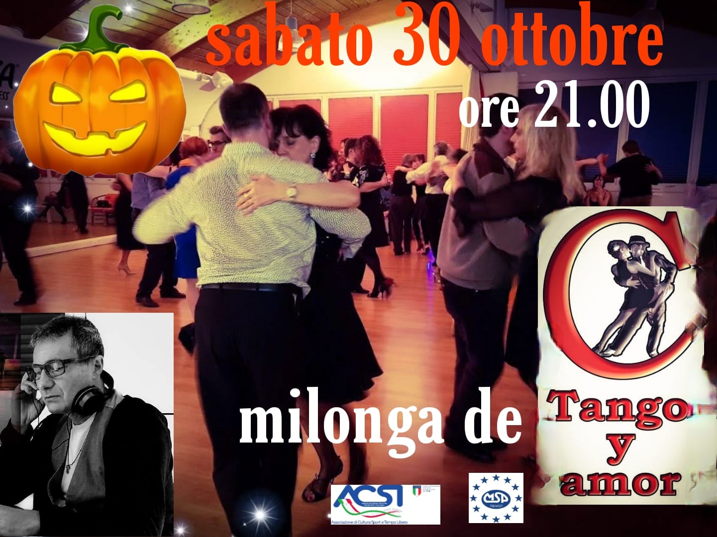 Milonga Halloween de tango y amor