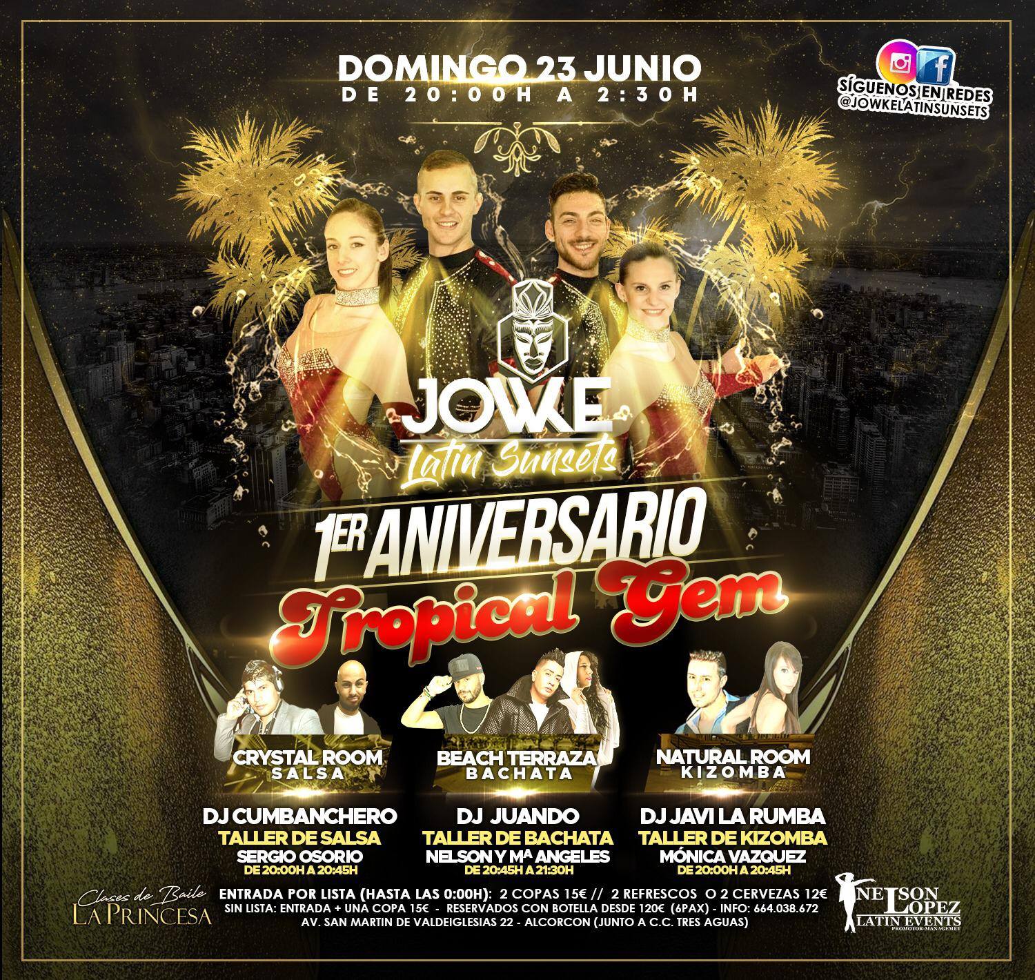 Primer Aniversario de Jowke Latin Sunsets