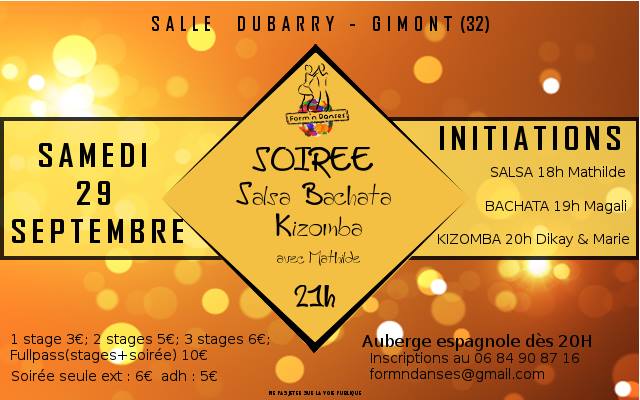 SoiRée SBK et InITiaTiONs GImOnT