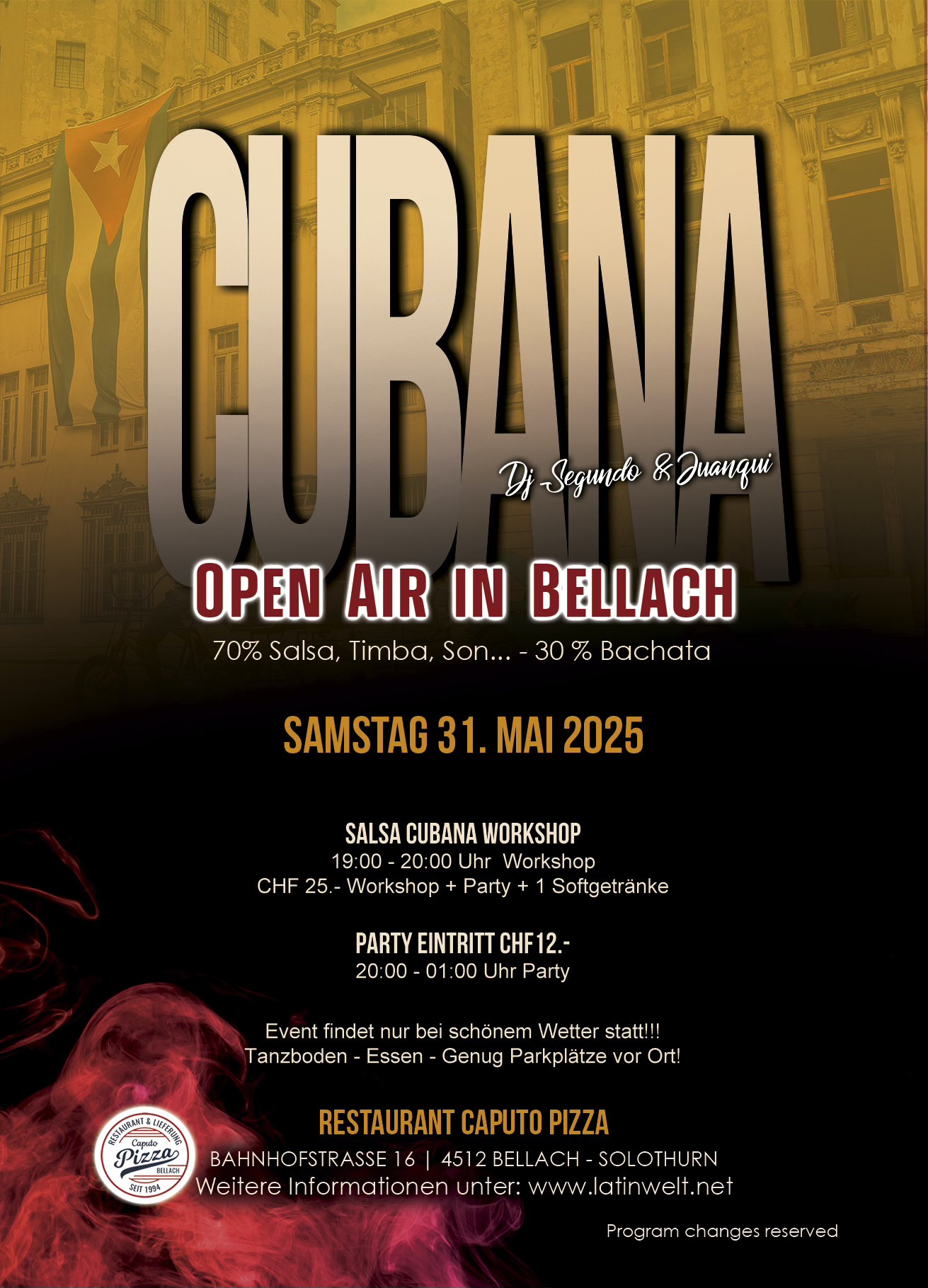 OPEN AIR PARTY SALSA CUBANA…