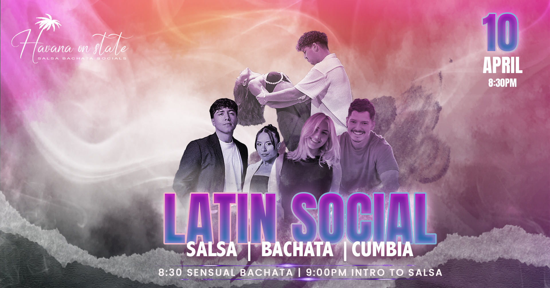 π Havana on State Latin Social! 3 Rooms: Salsa, Bachata & Cumbia - Classes, Dance, Performance!!