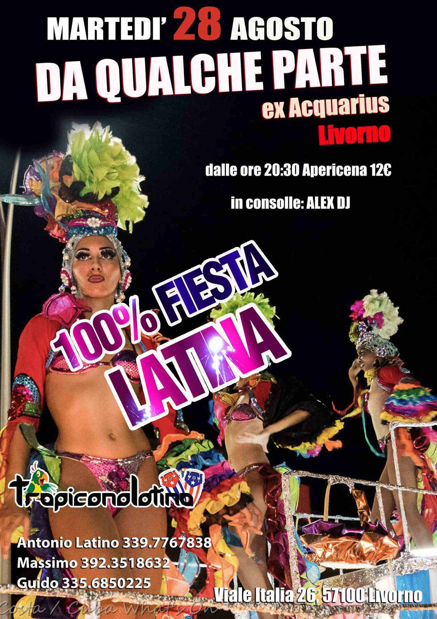 Festa Latina il Martedì a Livorno ex Acquarius