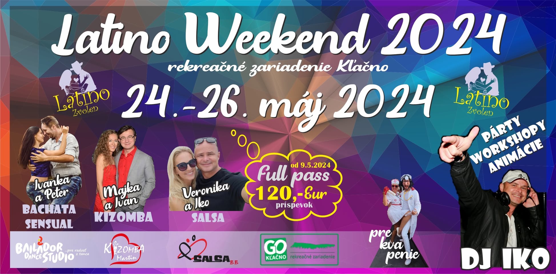 Salsa - Bachata - Kizomba Weekend 2024 Go Kľačno