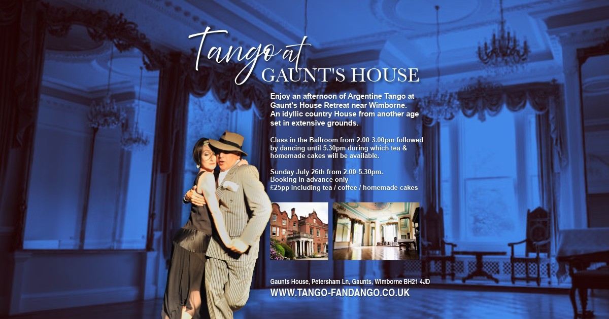 Tango at Gaunts House Retreat