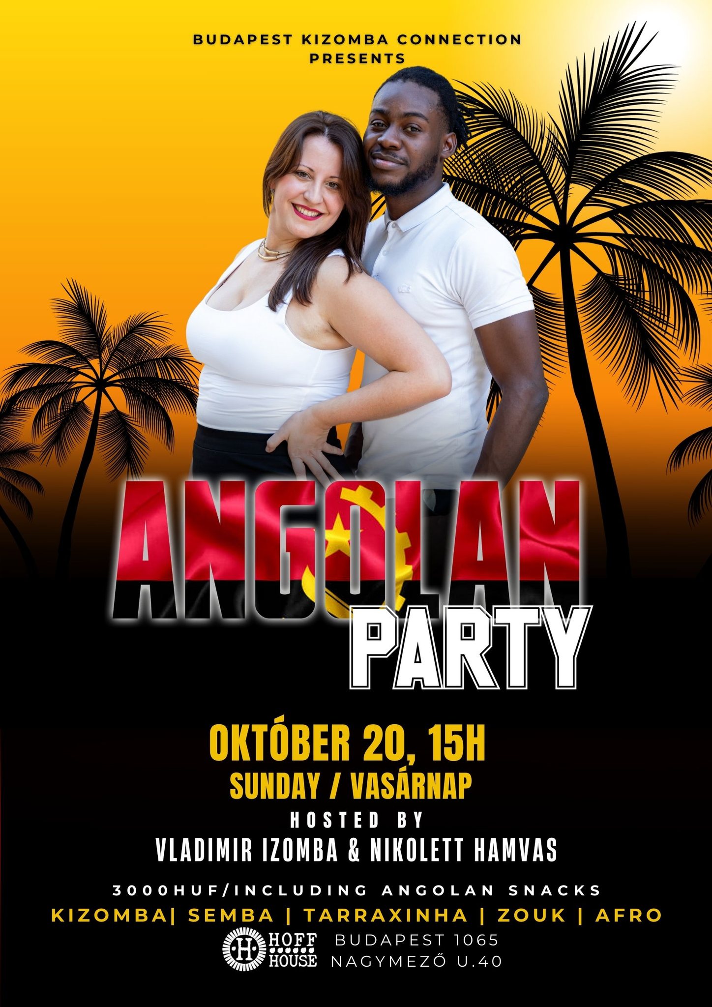 ANGOLAN PARTY Kizomba Semba Afro Music Hoff House OKT20