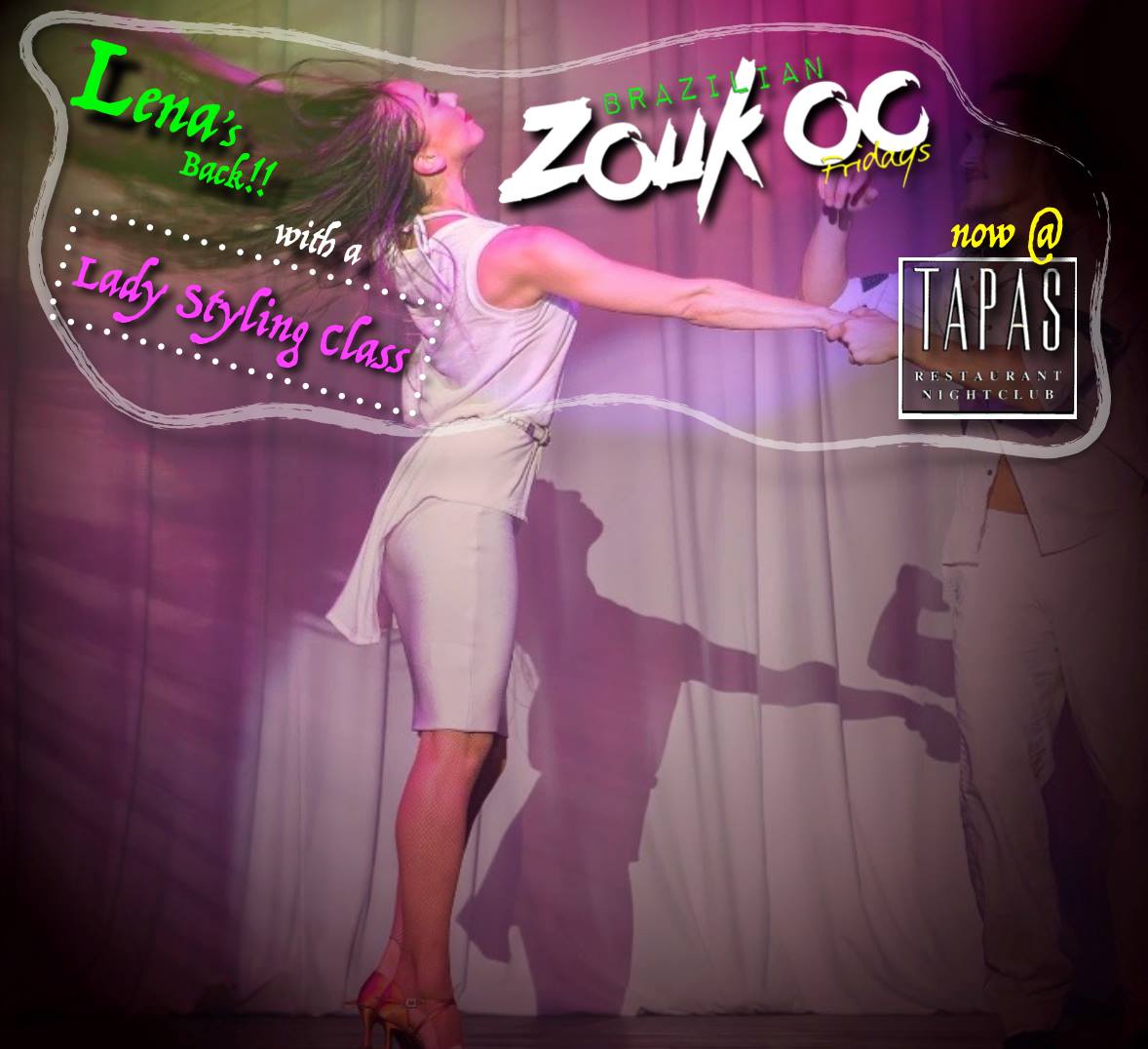 Brazilian Zouk OC - Lena's Back with Ladies' Styling