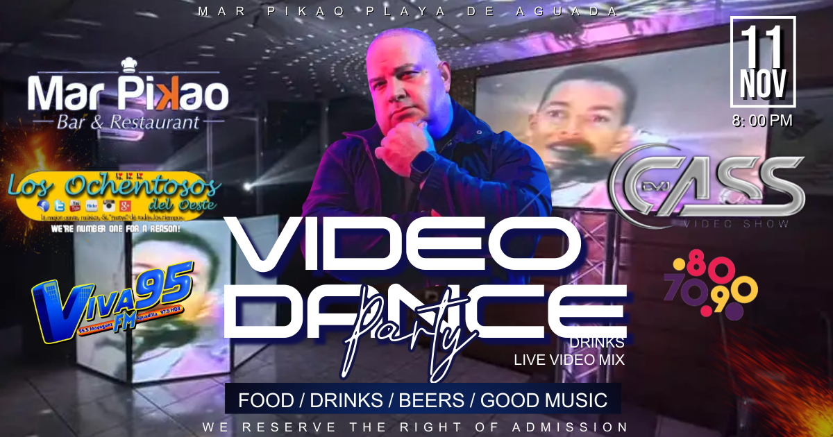 Video Dance Party @ Mar Pikao Playa de Aguada