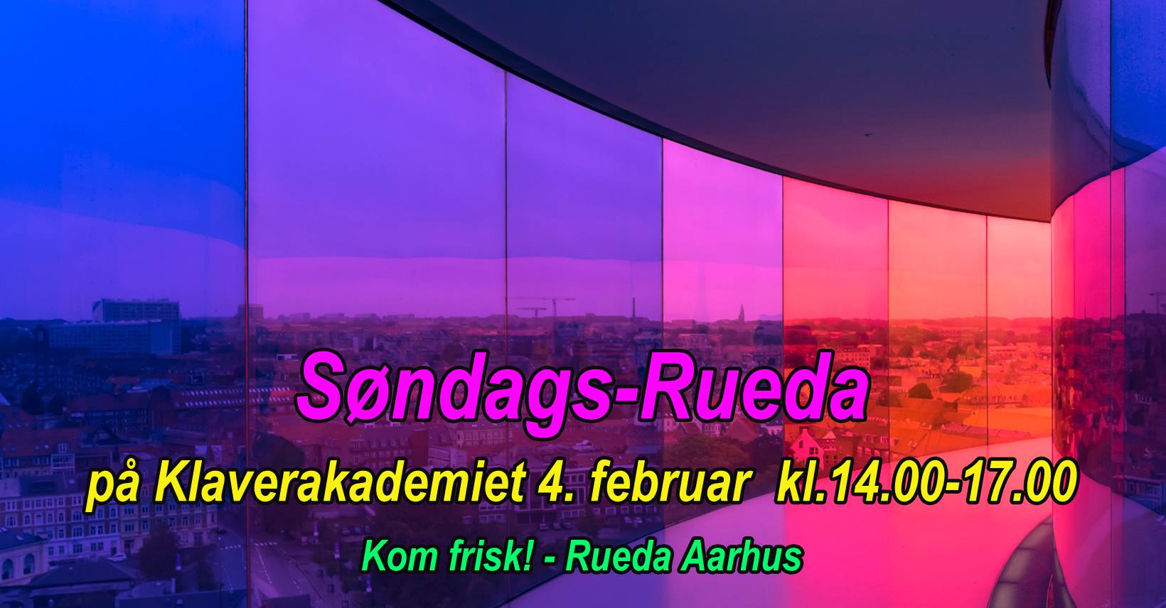 Kom til Søndags-Rueda i Klaverakademiet, 4 feb.14-17