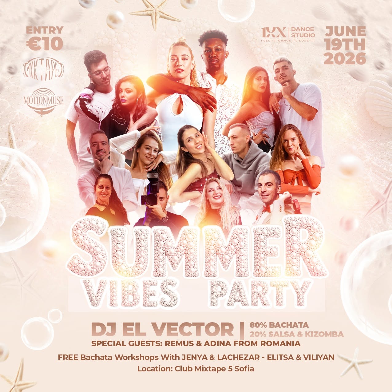 π«§π SUMMER VIBES PARTY ππ«§ SHOW FREE BACHATA WORKSHOP