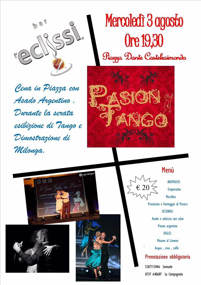CENA Argentina e TANGO con Pasion TANGO
