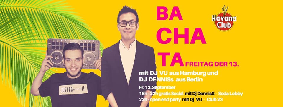 Bachata Freitag, der 13.