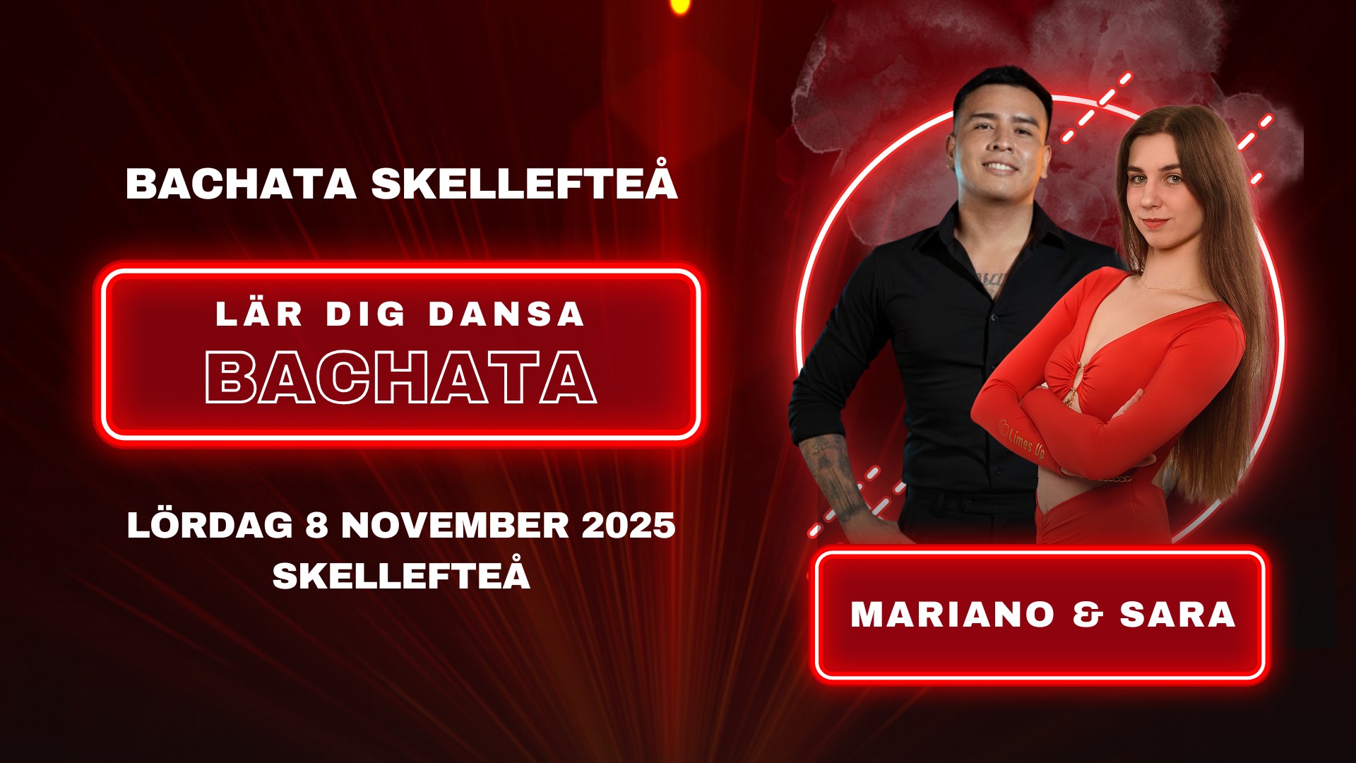 Bachata Bootcamp Skellefteå • 8 November 2025