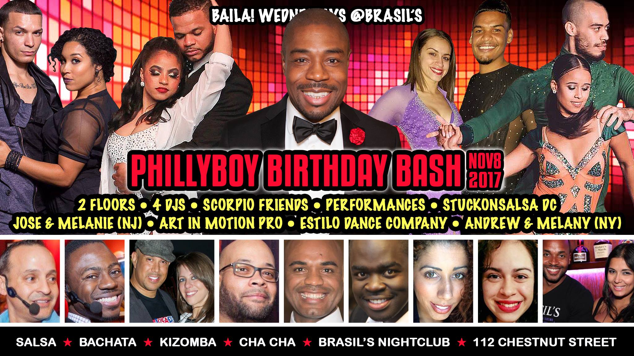 Baila! Wednesdays - PhillyBoy Birthday Bash - 2 Floors 4 DJS