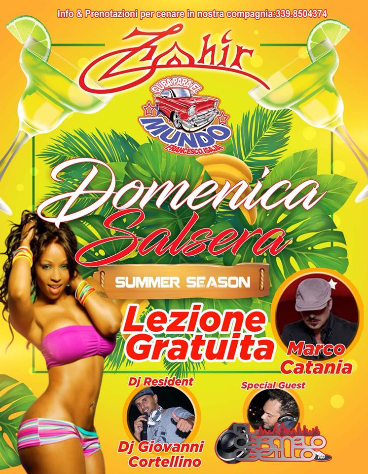 La Domenica Salsera lido Zahir