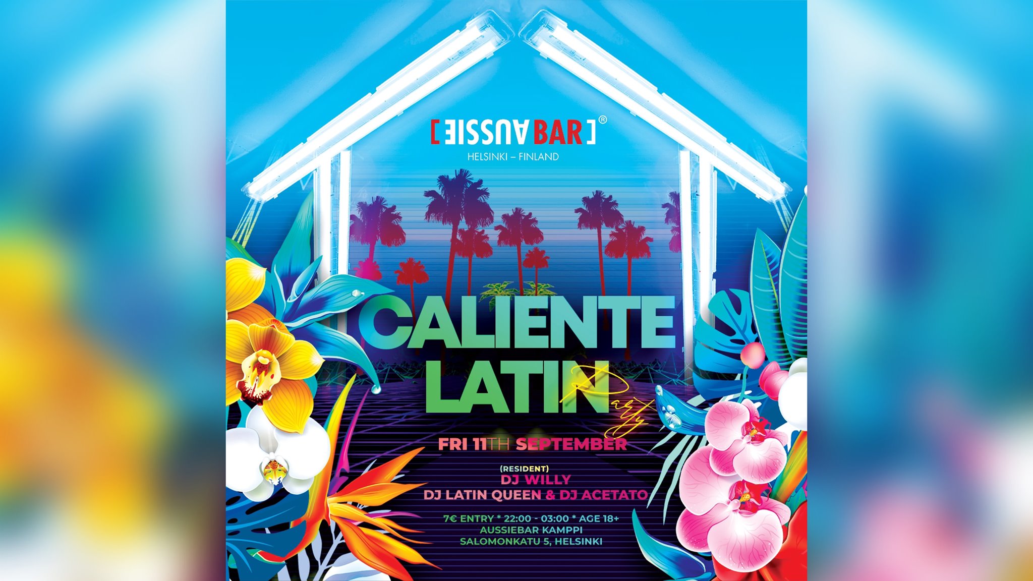Caliente Latin Party 11.9.2020 at Aussiebar