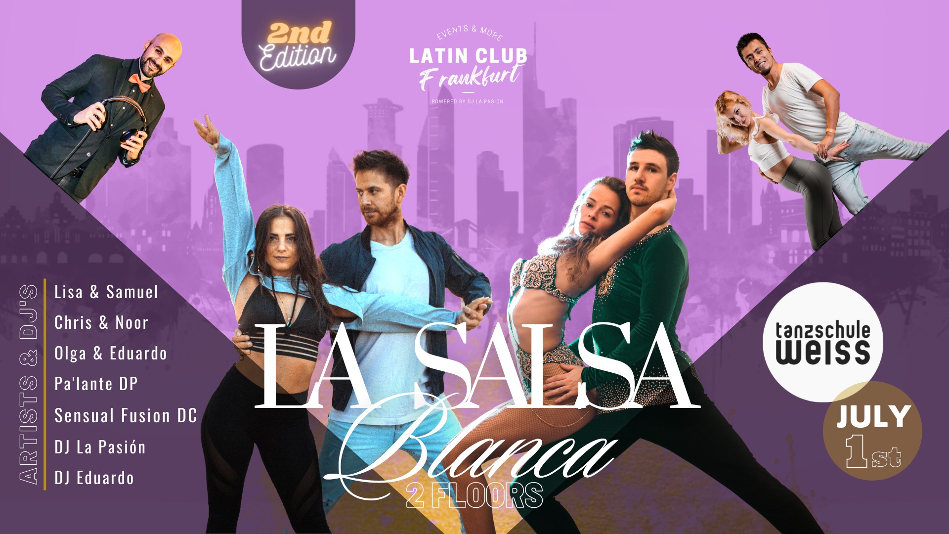 ◐ LA SALSA BLANCA ◑ 2 Floors! «FRANKFURT»