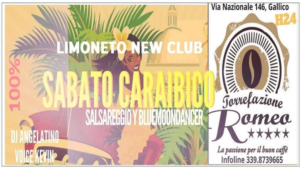 *Sabato Caraibico*Limoneto NewClub*PreSerata Kizomba&Bachata*