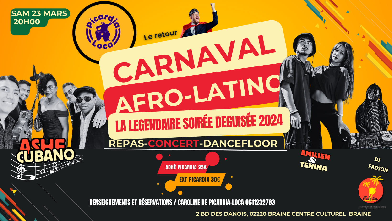 La légendaire soirée Déguisée 2024 by Picardia Loca est de RETOUR🤩🤩🤩 ❌REPAS-CONCERT-DANCEFLOOR