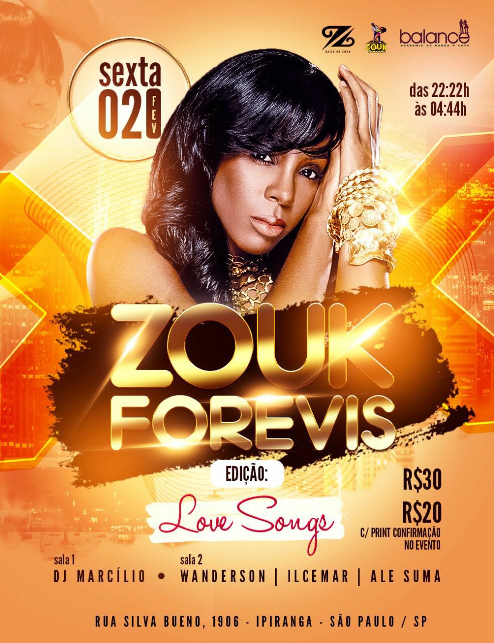 Zouk Forevis Edição Love Songs Na Balance!