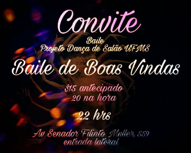 Baile de Boas Vindas - Dança de Salão UFMS