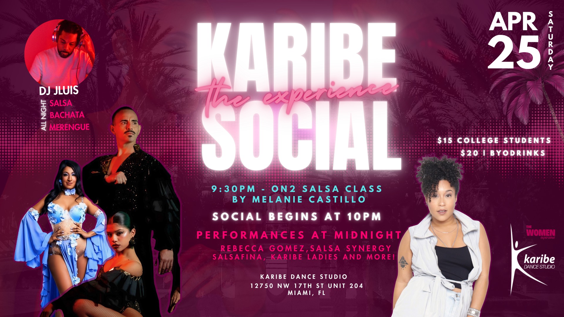 Karibe April Social - Salsa, Bachata & Merengue