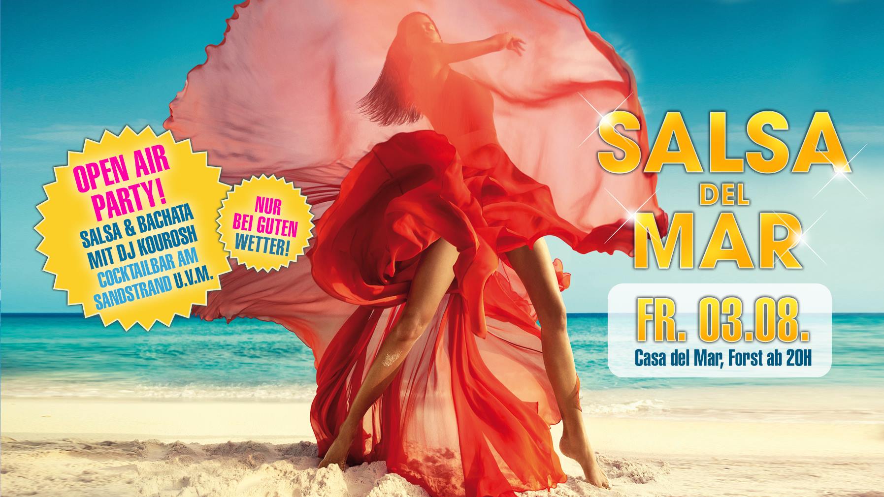 SALSA DEL MAR ✩ Freitag 03.August ✩ Open Air Party
