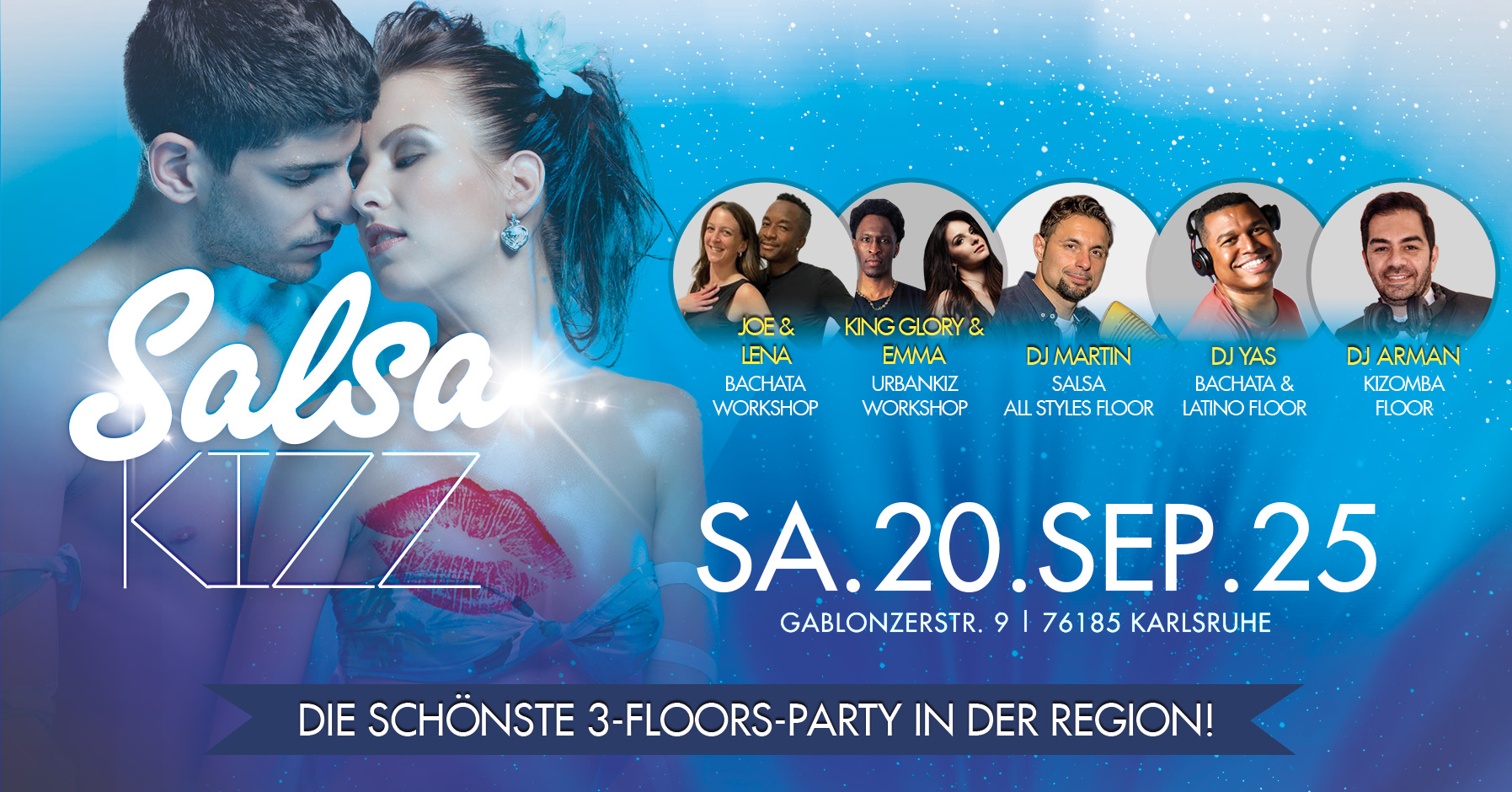 ♛ SALSA KIZZ ♛ 3 FLOORS SALSA, BACHATA, KIZOMBA ♛