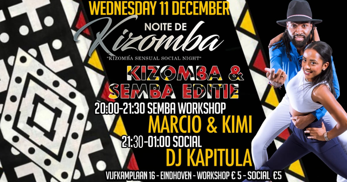 Noite de kizomba - 11 Dec - Kizomba & Semba edition!