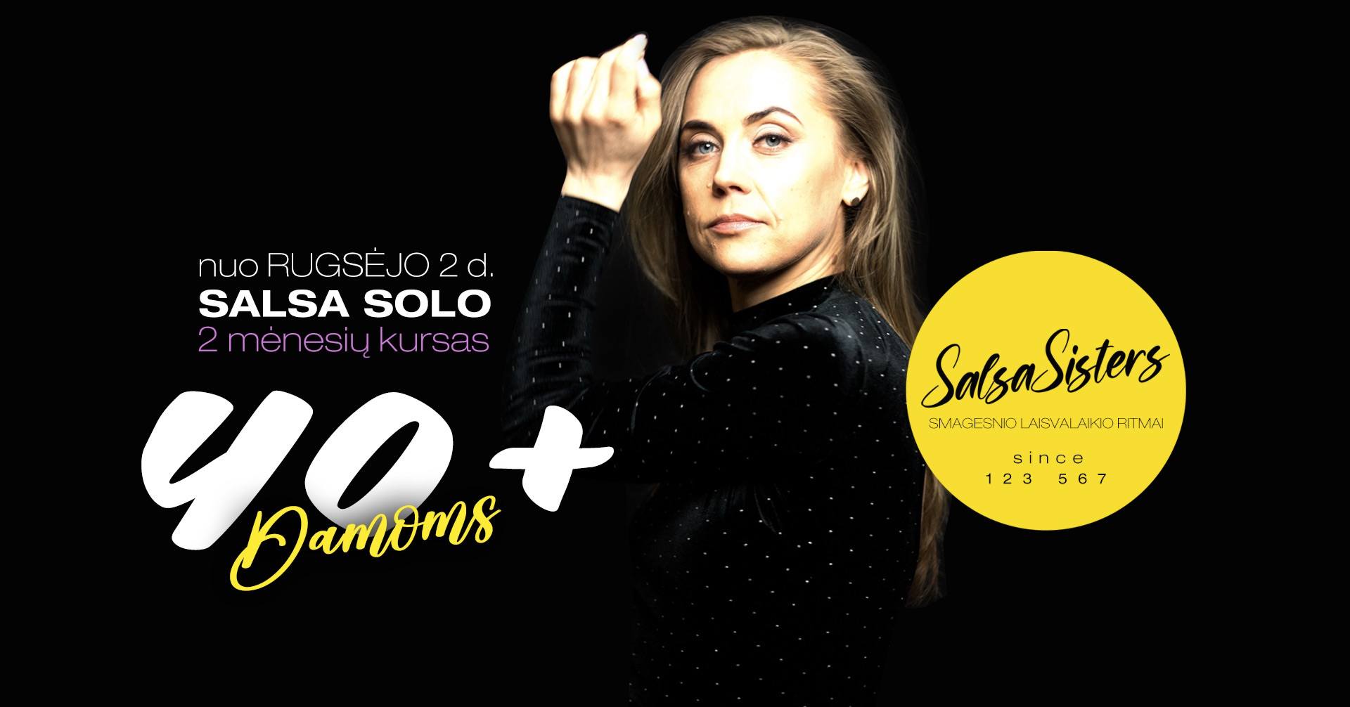 Salsos pamokos damoms 40+