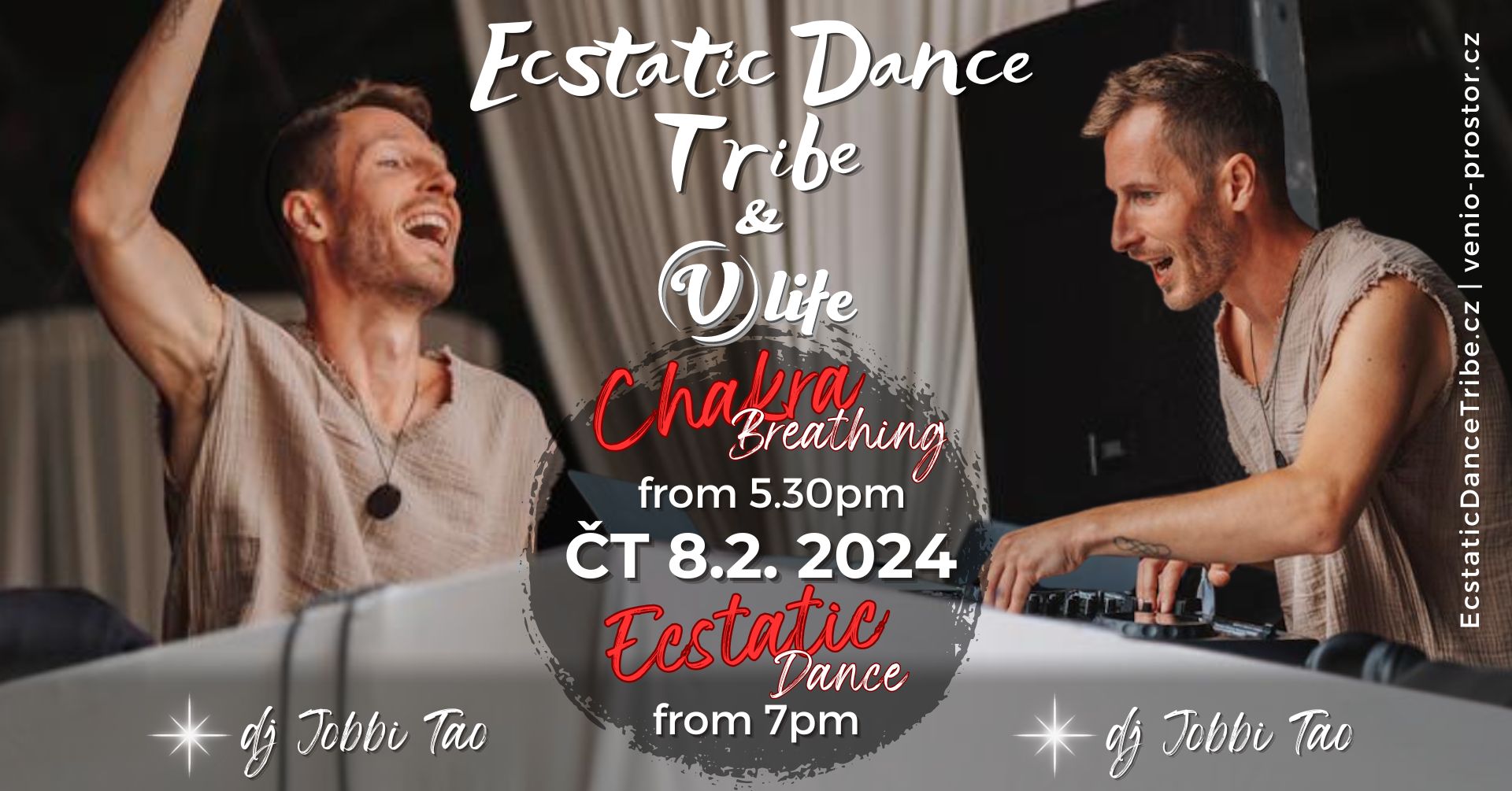 Dj JOBBI TAO Ecstatic Dance 8.2. V-Life Praha