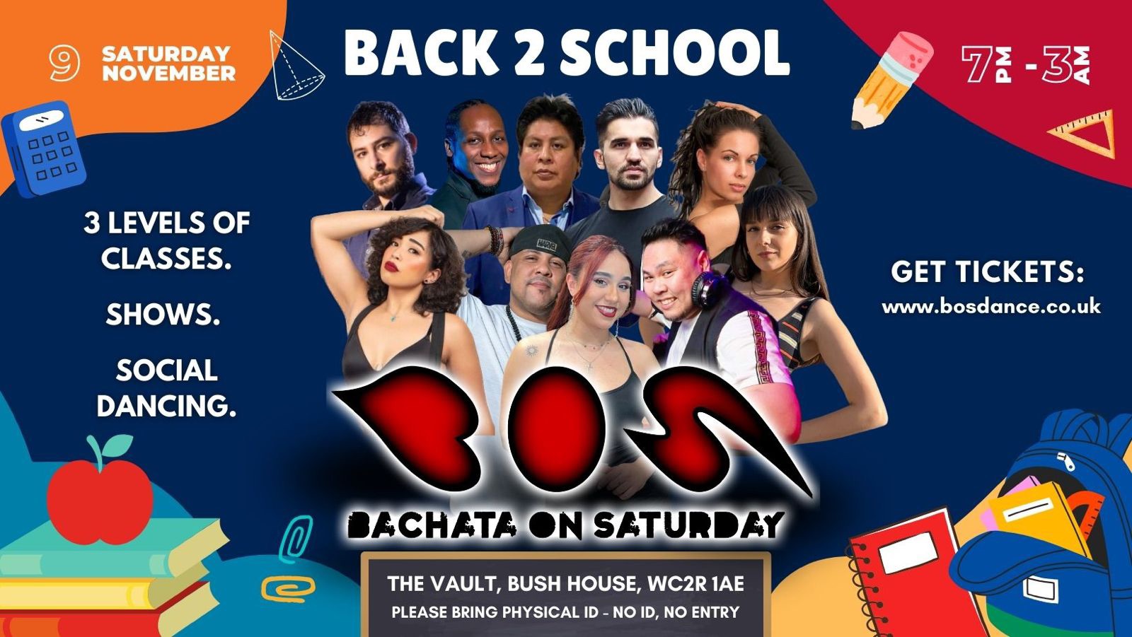 BOS - Bachata On Saturday: Back 2 School!