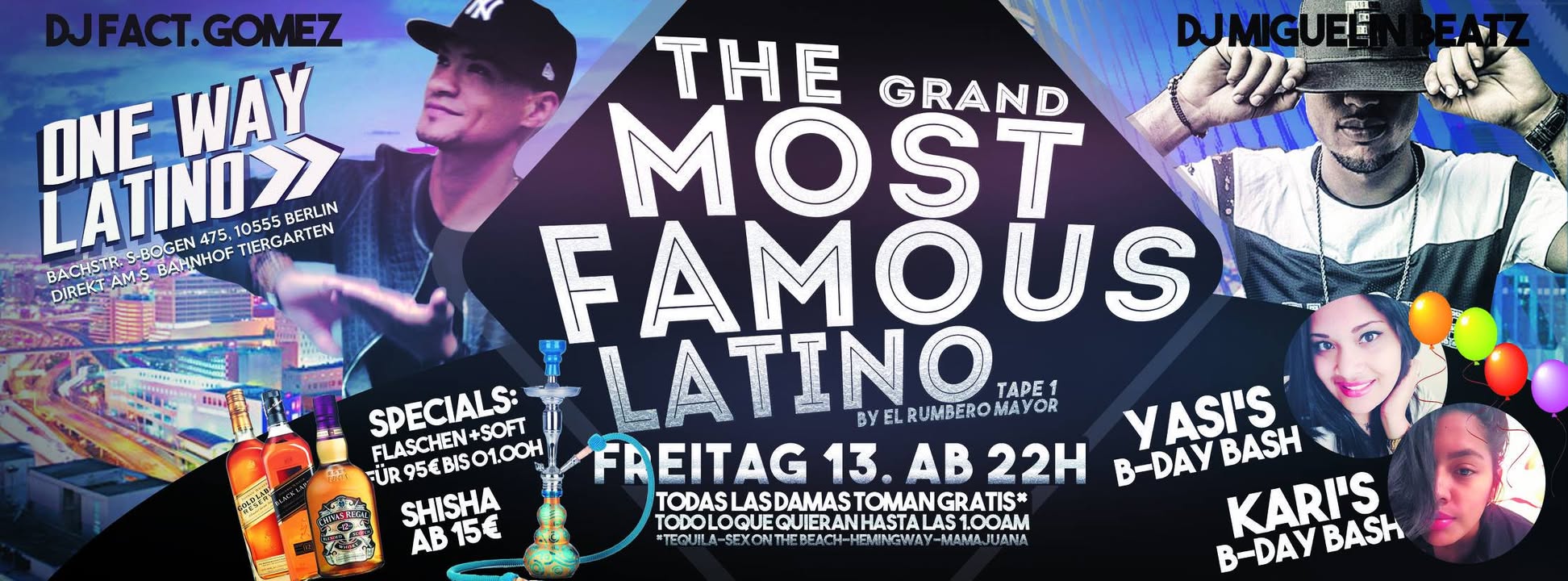 THE GRAND MOST FAMOUS LATINO Tape 1. @DJ FACT.GOMEZ @DJ MIGUELIN BEATZ