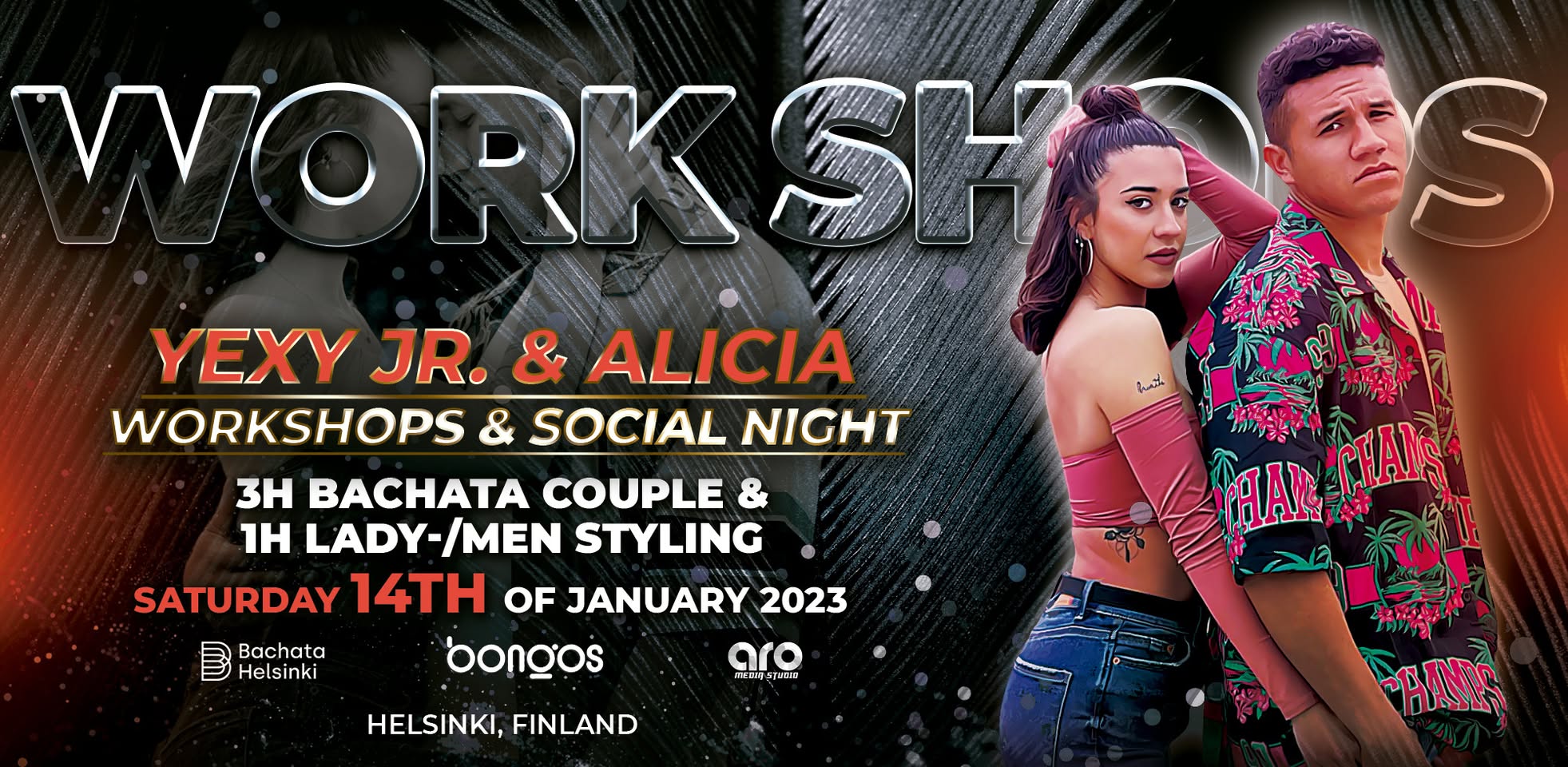 Yexy Jr. & Alicia Workshops Bachata Helsinki