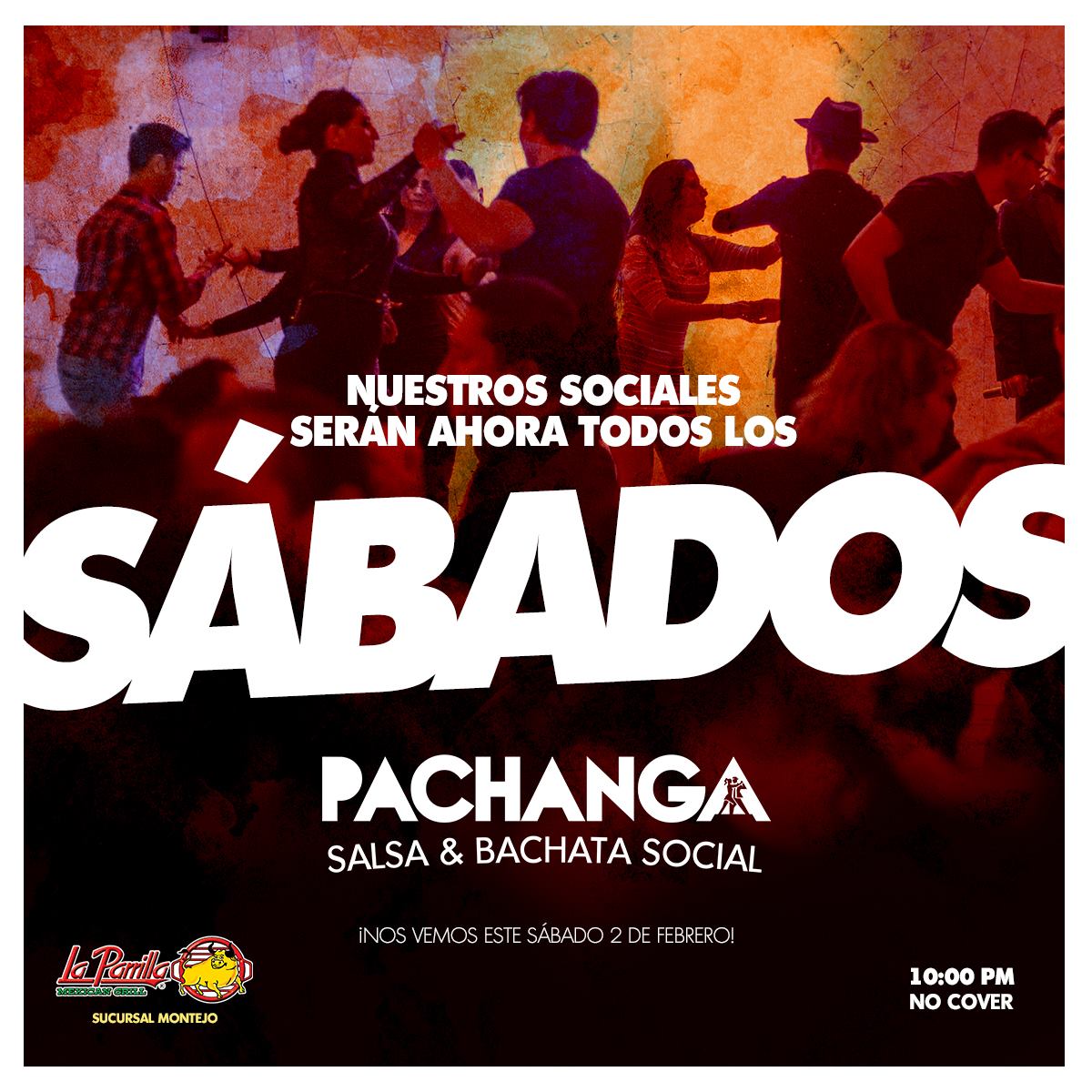 ¡Pachanga Social: Sábados de Salsa y Bachata! ¡No cover!