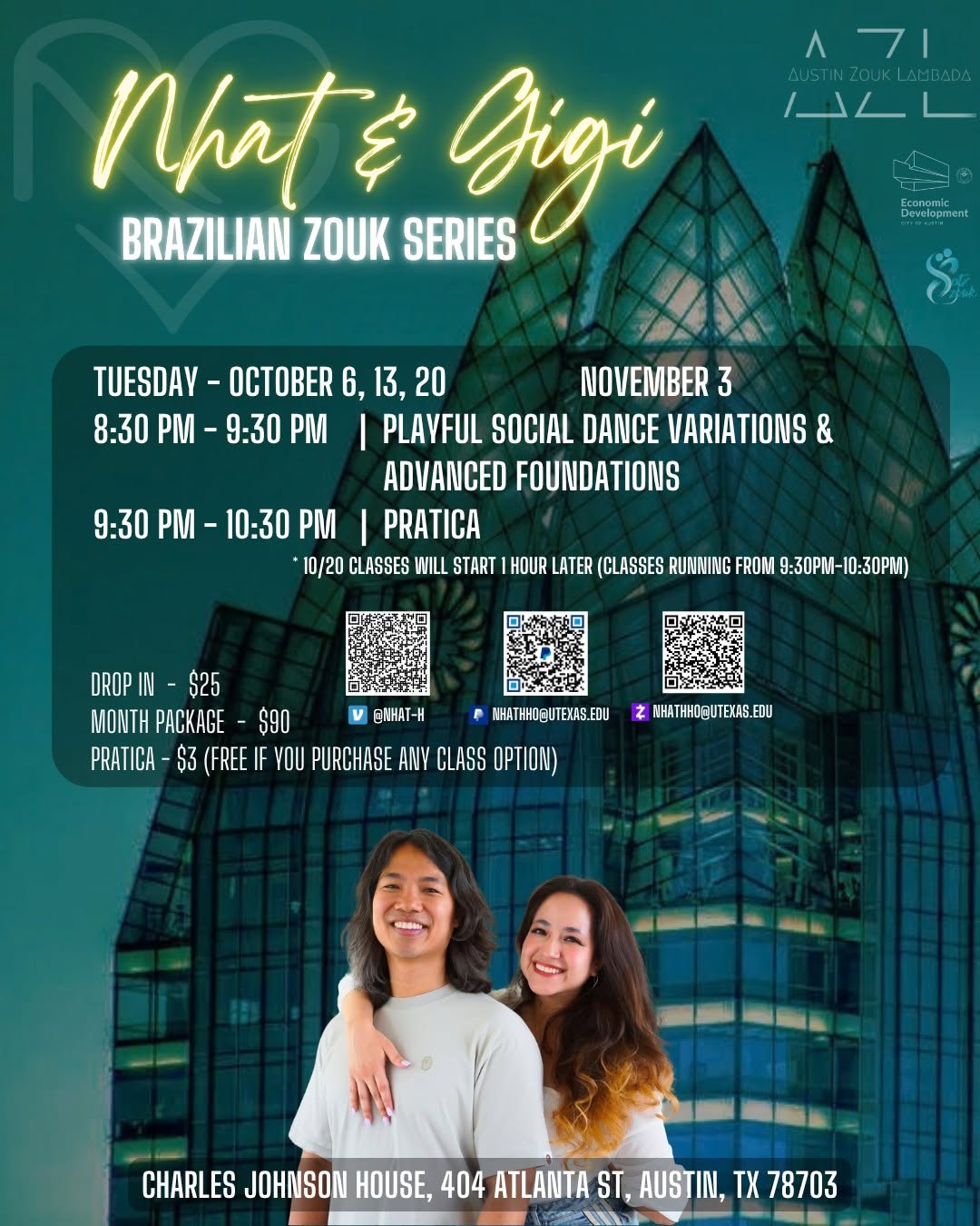 Brazilian Zouk Tuesdays w Nhat & Gigi