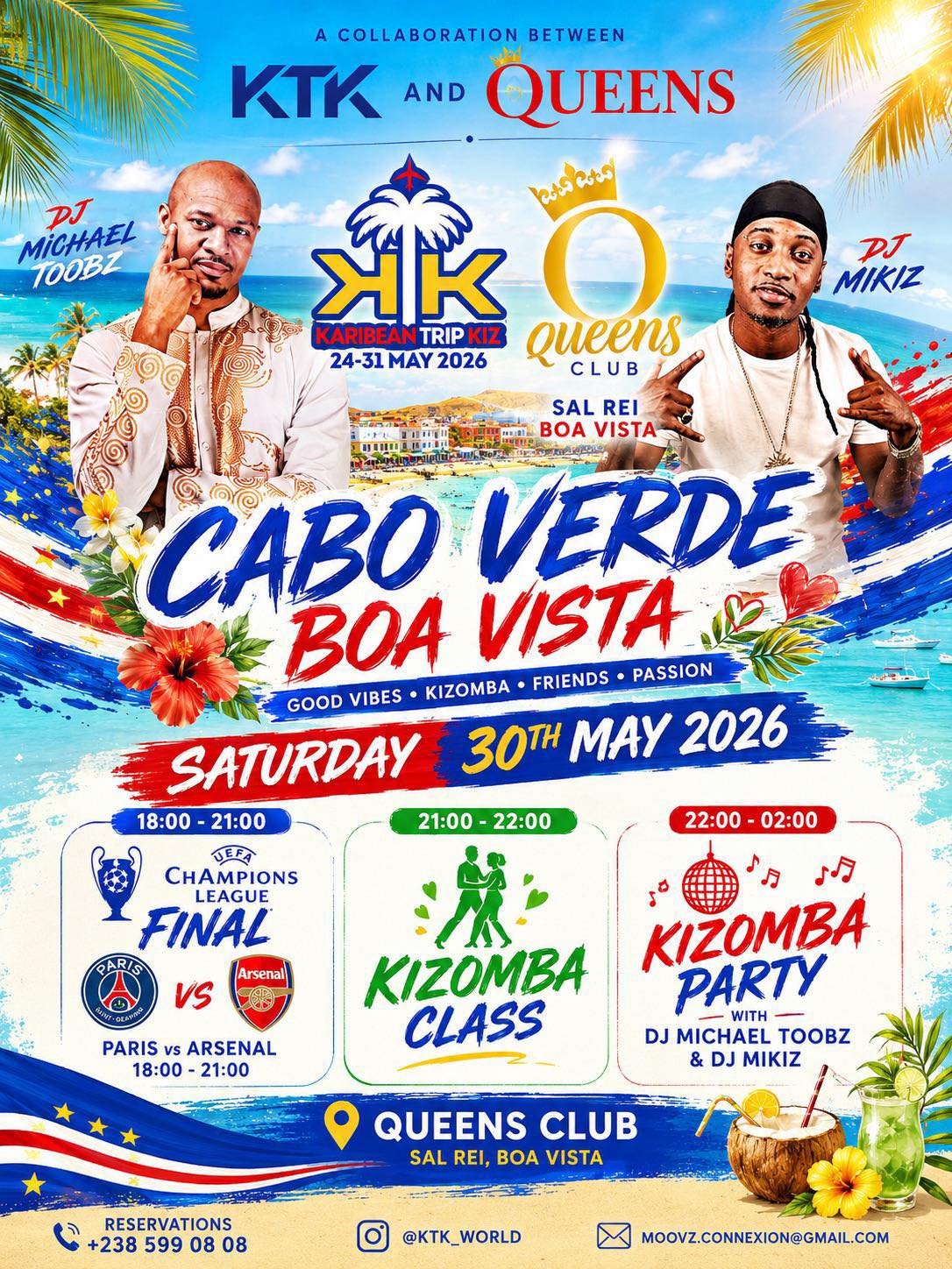 KTK & Queens Collaborate: Kizomba Vibes