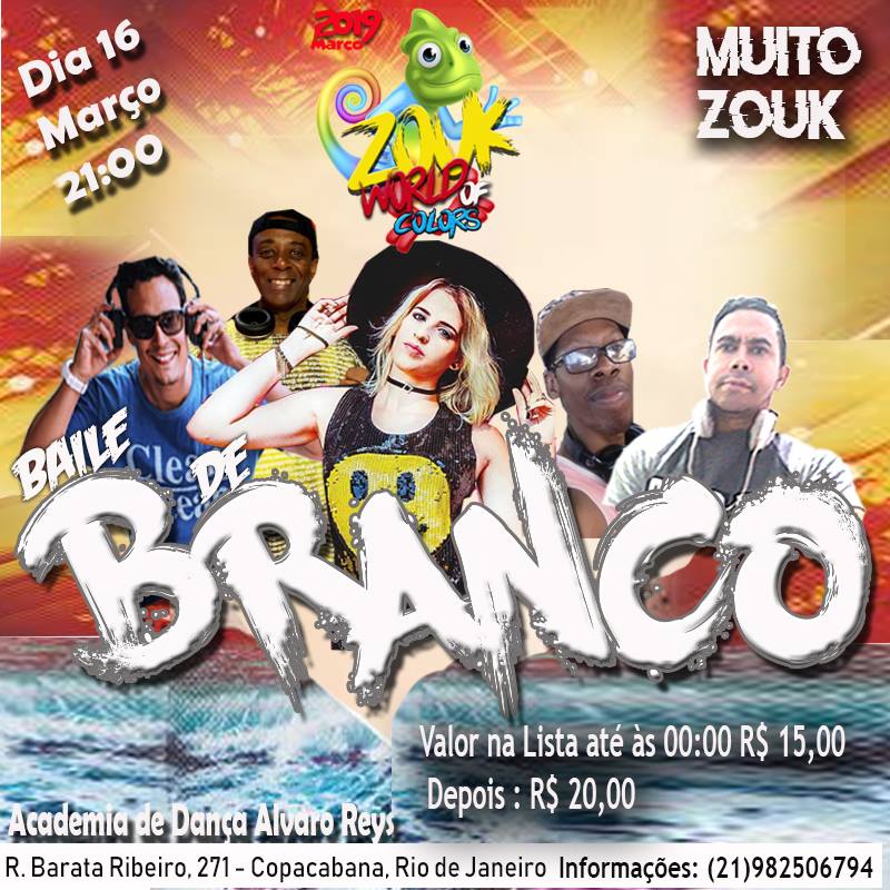 Baile de Branco do Zouk World Of Colors