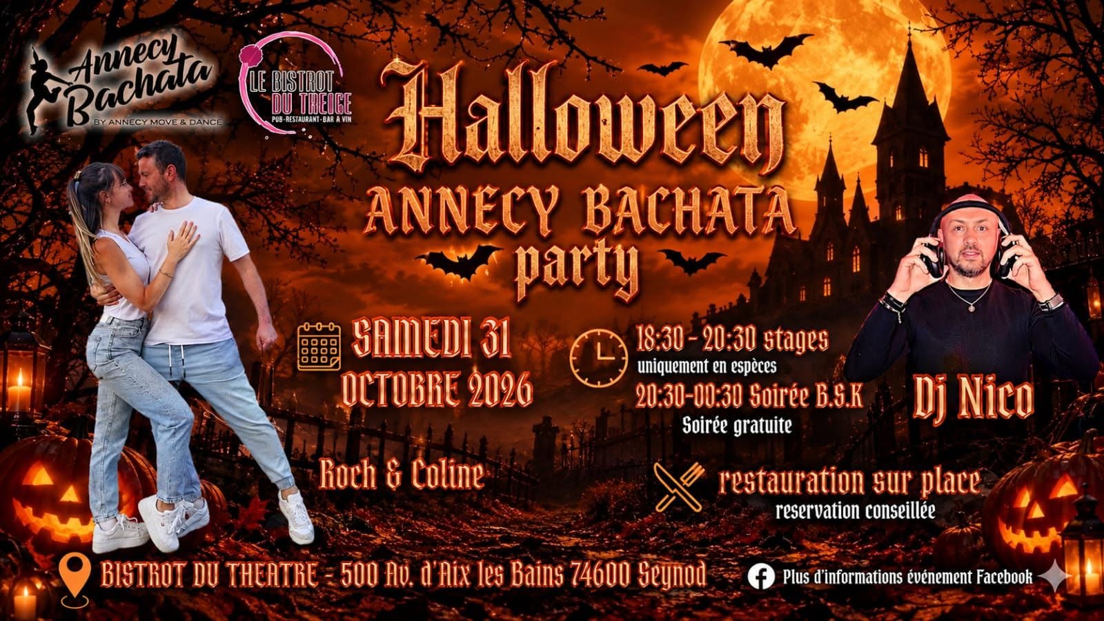 Halloween Annecy Bachata Party