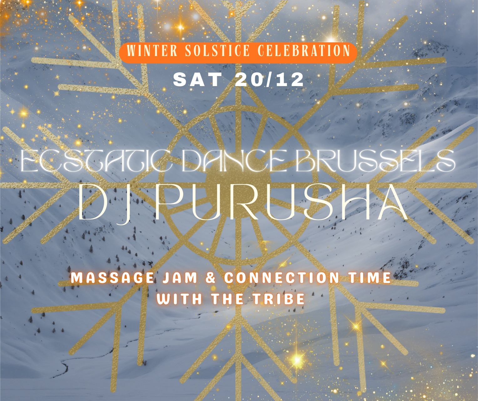 Ecstatic Dance Brussels ・DJ PURUSHA・Cozy Community Day