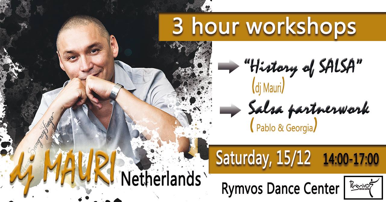 History of SALSA workshop by dj Mauri * Bonus salsa partnerwork!